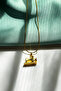 Steel Necklace with Sewing Machine Figure - 3