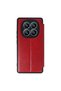 Xiaomi Redmi Note 14 Pro 4g Case Flip Cover - Red - 2