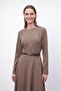 Women's Belted Maxi Dress 12695