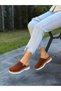 Tan Suede Closed Toe Women's Daily Slippers