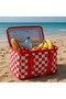 Thermal Picnic Bag 25 Lt Red White |   Cooler Bag for Camping Beach Car - 2