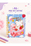 A6 Mini Notepad Kawaii Rabbit Pattern Spiral Notebook