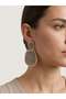 Aura Metal Framed Wicker Earrings for Women Mink - 5