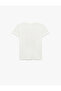 Short Sleeve Crew Neck Cotton Printed T-Shirt - 2