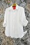 Plus Size Women's Work Shirt in Poly Linen - 2