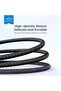BDC-46 Type C to Type C Braided Fast Charging Data Cable 60W 3A, for iPhone 16, 1M - Black - 4