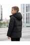 Boy's Pocket Detailed Long Sleeve Water Repellent Hooded Coat - 2