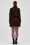 Stylish Design Premium Textured High-Neck Sweater and Pleated Mini Skirt Two-Piece Combination Set - 6