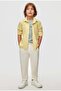 Nk Boy's Buttoned Shirt 4-8 Years Yellow