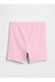 Gap Baby Girl Stretch Cotton Biker Shorts 0-5 Years Pink - 2