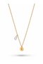 Stainless Steel Letter F Chubby Necklace