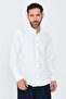 قميص رجالي أبيض بأكمام طويلة من White Dynamic Fit - 5