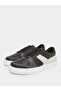 Men Black Court-Style Sneakers - 2