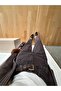 Borby Belted Skater Fit Jean - Brown - 3