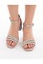 Girl's Heeled Evening Dress Shoes with Glitter Stones, Stylish Wedding Party Comfortable Fit, Rainbow Color - 3