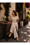 Women's Cotton Comfortable Fit Linen Dress - 3