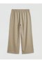 Trendlucky Women's Linen Look Trousers with Elastic Waist and Contrast Detail - 6