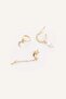 Women's Gold Color 6-Piece Earring Set H7449Axns - 3