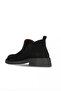 Black Nubuck Women's Heeled Boots - 4