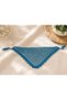 Hand Knitted Blue Mesh Bandana Hair Band – Bohemian Summer Women's Hair Accessory - 4