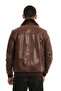 Fındık 132 Antique Leather Leather Coat - 4