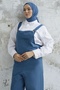 Renia Wide Leg Blue Salopet - 2
