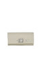 Beige Leather Women's Leather Portfolio - 2