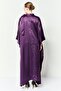 Women Embellished Kaftan Maxi Dress, Purple - 4