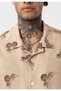Patterned Short Sleeve Oversize Shirt - 7