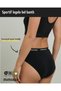 Women's Organic Cotton 5-Piece Elastic Slip Panties with Writing - 3