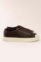 Men's Brown Genuine Leather Lace-Up Sneaker Rubber Sole Daily Casual Shoes – Palio - 4