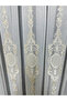 Mirror Gold Gold Embroidered 3-Layer Pleated No-Iron Living Room Tulle Curtain - 6
