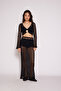 Tricot Set with Openwork Accessories Black