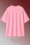 Unisex Kitty Printed Oversize Crew Neck Cotton Comfortable Daily Use Combed Cotton T-Shirt - 2