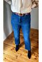 KEMERLİ JEAN PANTOLON - 4