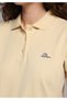 Regular Fit Polo Neck Embroidered Women's Sari Short Sleeve T-Shirt - 4