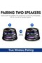 Magnetic Bluetooth Speaker with RGB Light & Phone Holder for Metal Surfaces, Orange - 3