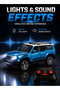 1:22 RC Toyota Prado Alloy SUV Car with Spray, LED Lights, Sound, 2.4GHz Remote, Rechargeable Battery, Opening Doors, Die-Cast Toy Vehicle for Kids Boys Girls - 4
