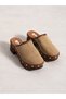 Hi̇stor Mink Heeled Women's Slippers - 3