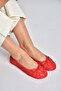 Y726785206 Red Lace Women's Ballerinas - 2
