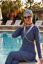 Women's Ready-To-Wear Knotted Cap, Daily and Sea Pool Cap - 4