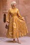 Button Detail Authentic Yellow Dress - 2