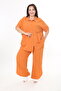 Women's Cotton Plus Size Pants and Shirt Set - 4