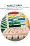 1Set Educational Bead Arithmetic Abacus Multi Functional Wooden Math Learning Plaything for Enhances - 4