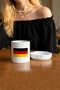 Country: Germany Germany Flag Flag Double Sided Printed Ashtray Ashtray Gift - 2