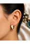 Xuping Rose Heart Detailed Earrings - 2