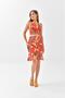 Tropical Patterned 2-Piece Mini Skirt Set - Summer Vacation Beach Dress Occasion Product - 3