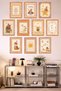 10-Piece Frame Look Pastel Set |   Baby Room |   Nursery, Minimalist, Vintage Painting Set 15X20 cm Mdf Uv Printing - 4