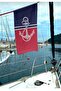 Unisex Anchor Pattern Red Navy Blue Beach Towel 70X150 1110Ç- - 2
