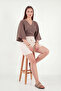 Cotton Regular Fit Tie-Up Crop Kimono Kimono 668Yl2783 - 5